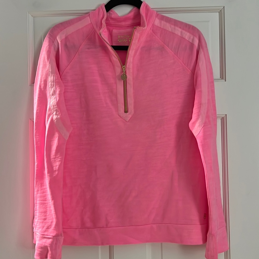 Lilly Pulitzer Luxletic Ashlee Half-Zip Pullover S